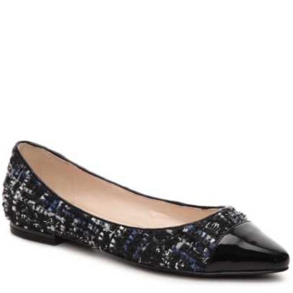 nine west aboveall pointy toe flats